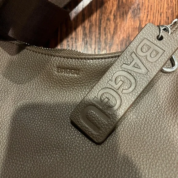 Baggu Brown Leather Shoulder Bag - Picture 4 of 8